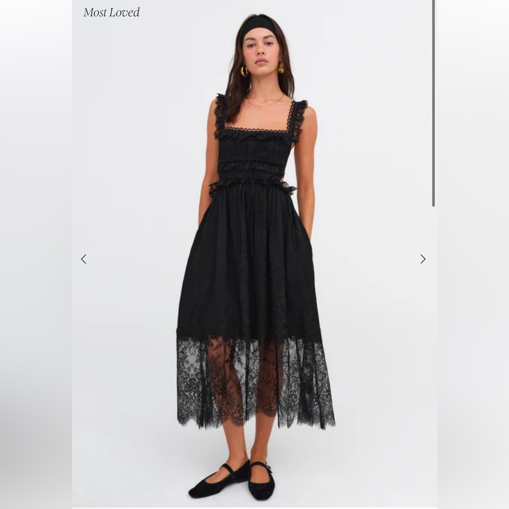 For love and lemons deane midi dress
